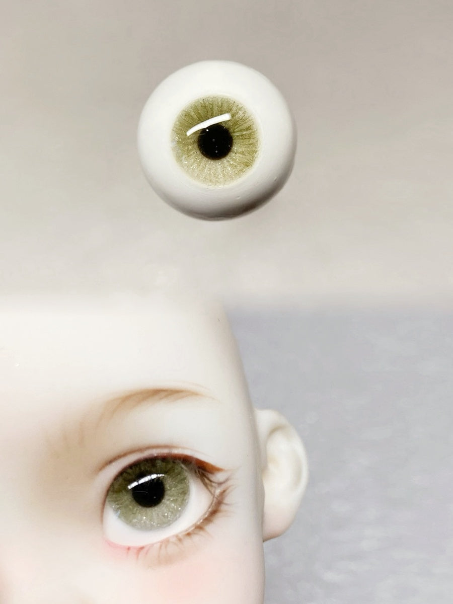 Handmade BJD Eyes, Green Tone, Realistic