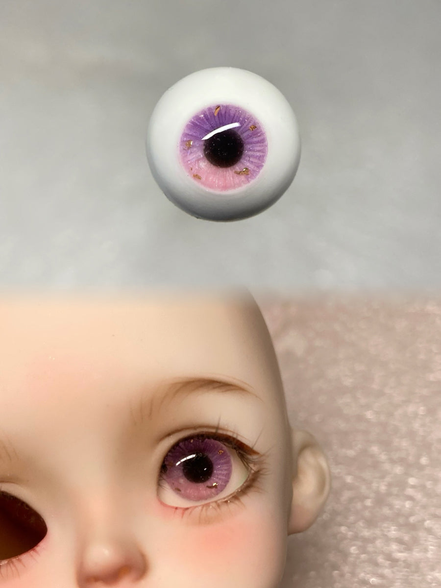 Handmade BJD Eyes, Purple Tone, Realistic