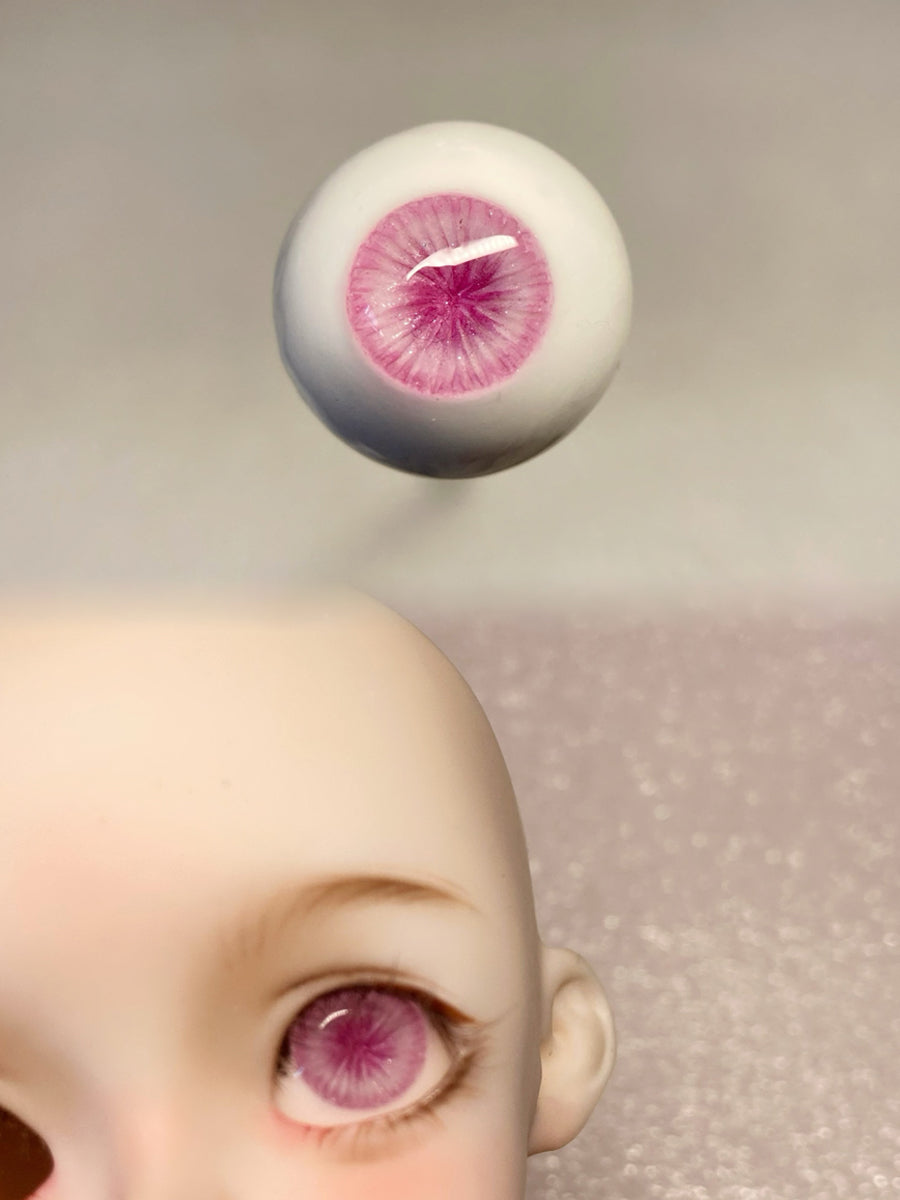 Handmade BJD Eyes, Pink Tone, Realistic