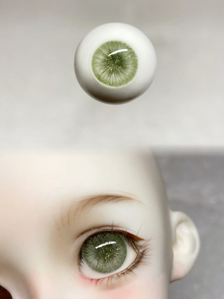 Handmade BJD Eyes, Green Tone, Realistic