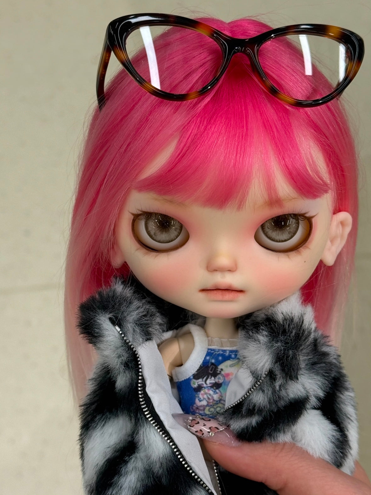 OOAK Custom Blythe Doll For Commission, Sweet Cool Girl