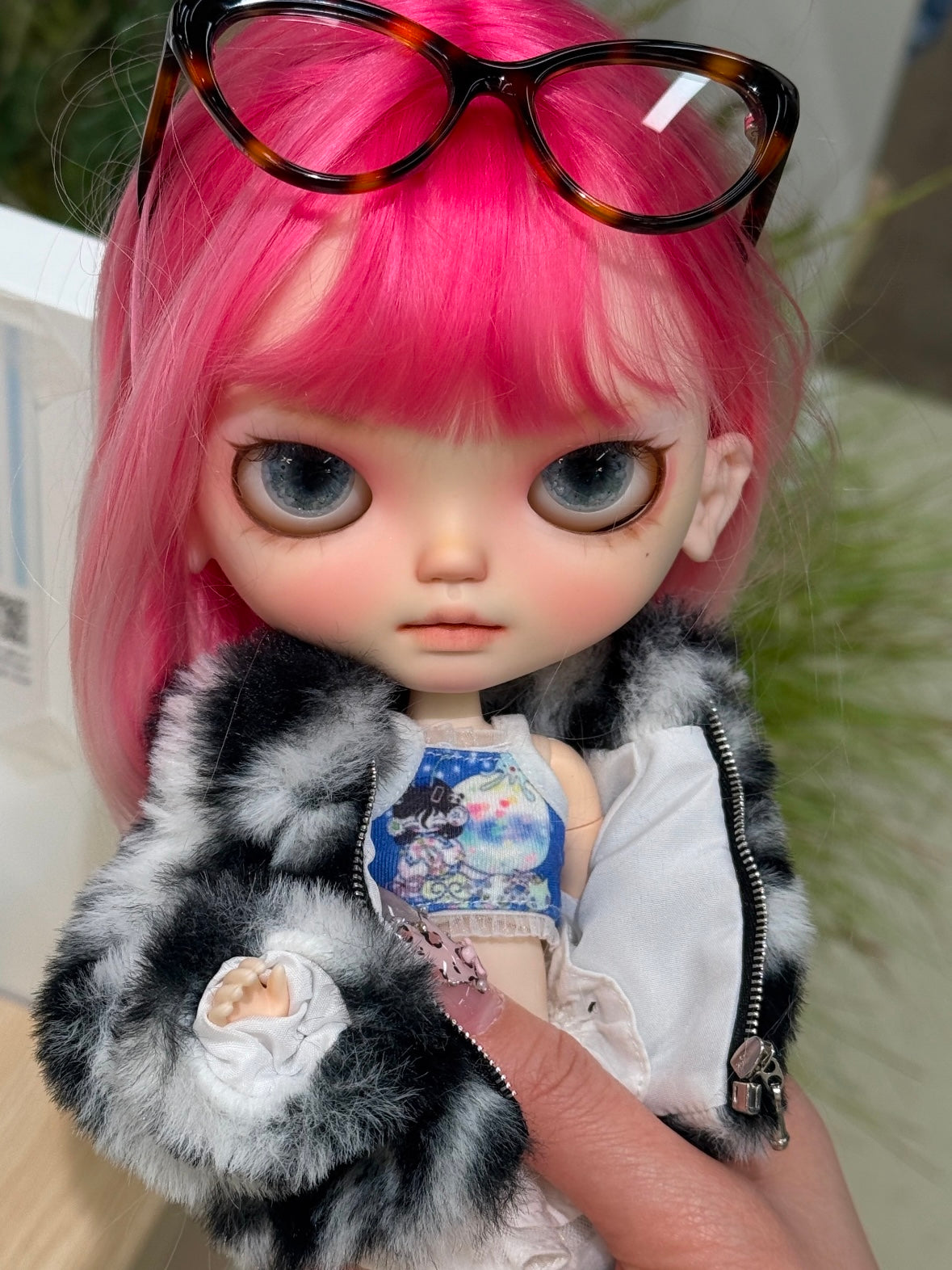 OOAK Custom Blythe Doll For Commission, Sweet Cool Girl