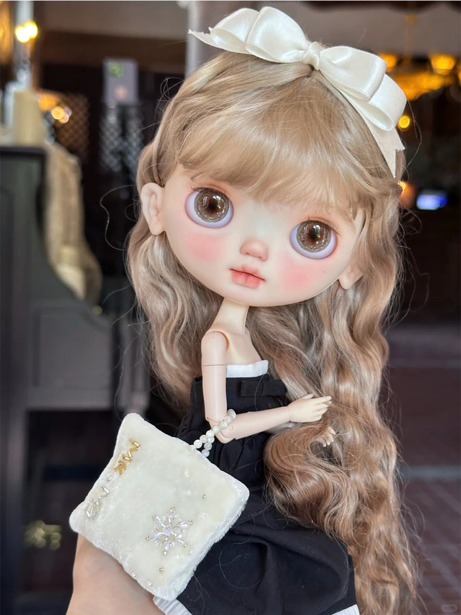 Audrey Custom Blythe OOAK - Vintage Elegant Doll - ToastDoll
