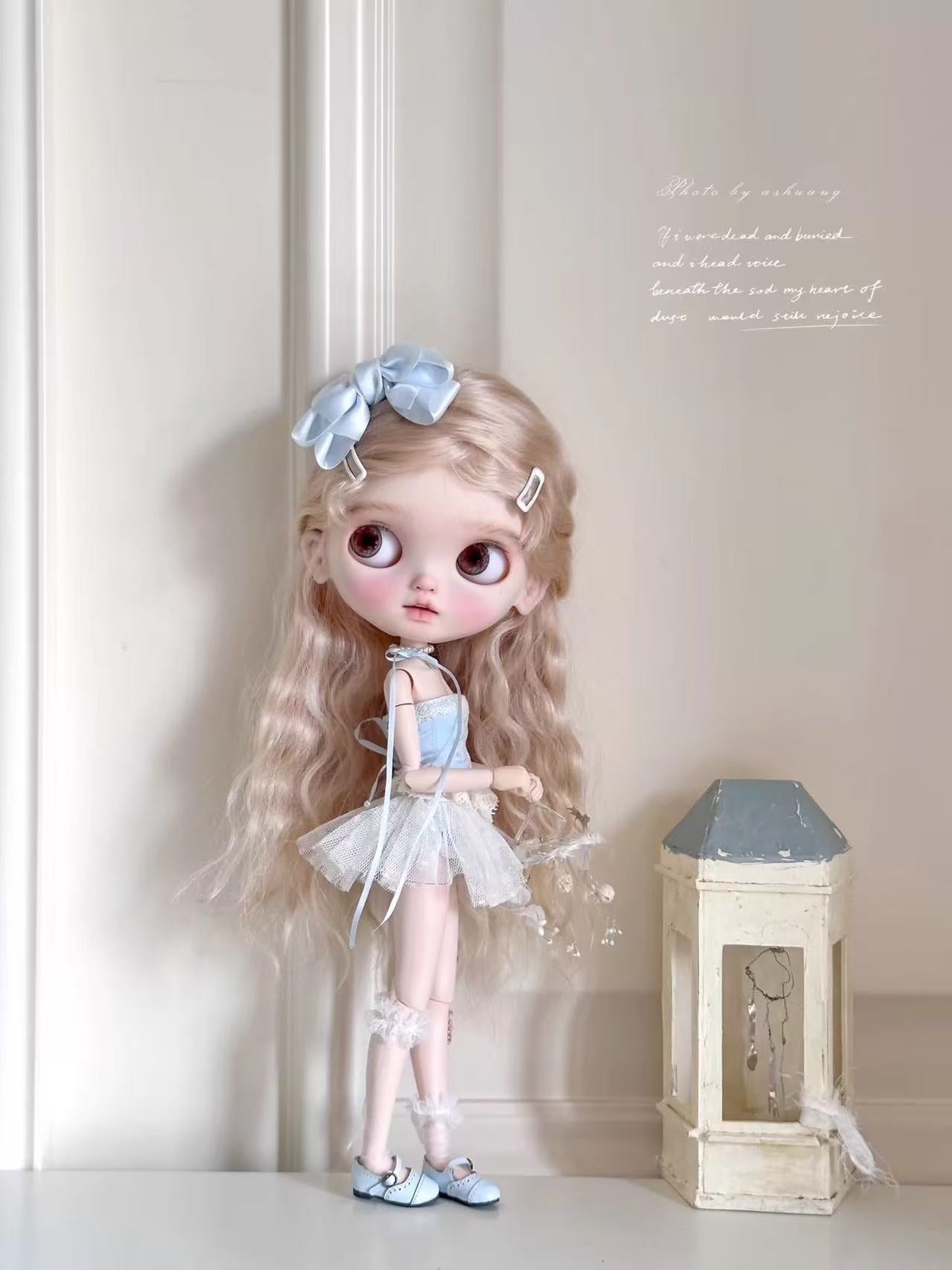 Iris Custom Blythe OOAK - Blue Sweet Doll - ToastDoll