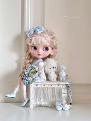 Elise Custom Blythe OOAK - Blue Sweet Doll - ToastDoll