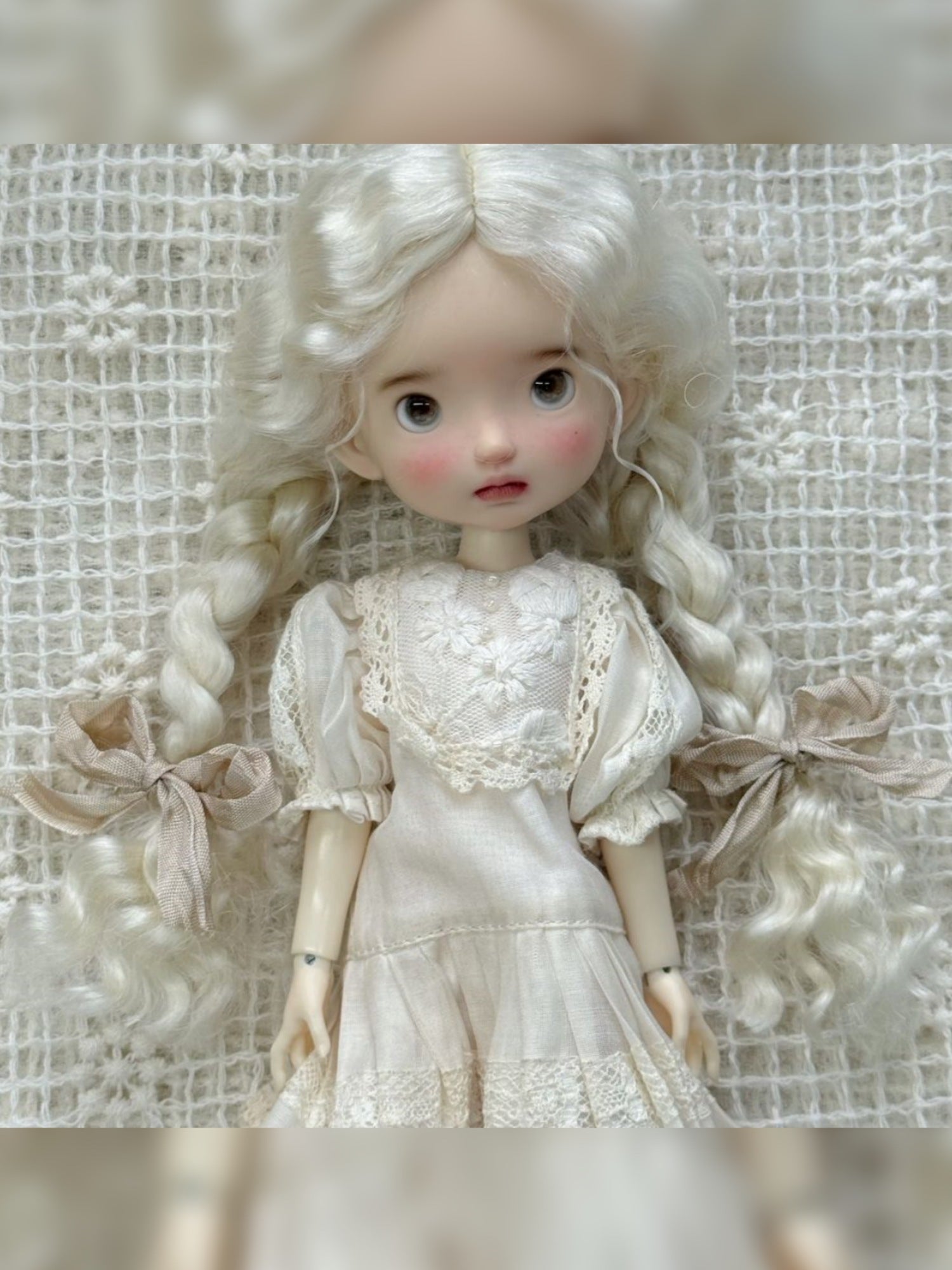 Low Twin Braids Handmade 1/6 BJD Wig - ToastDoll