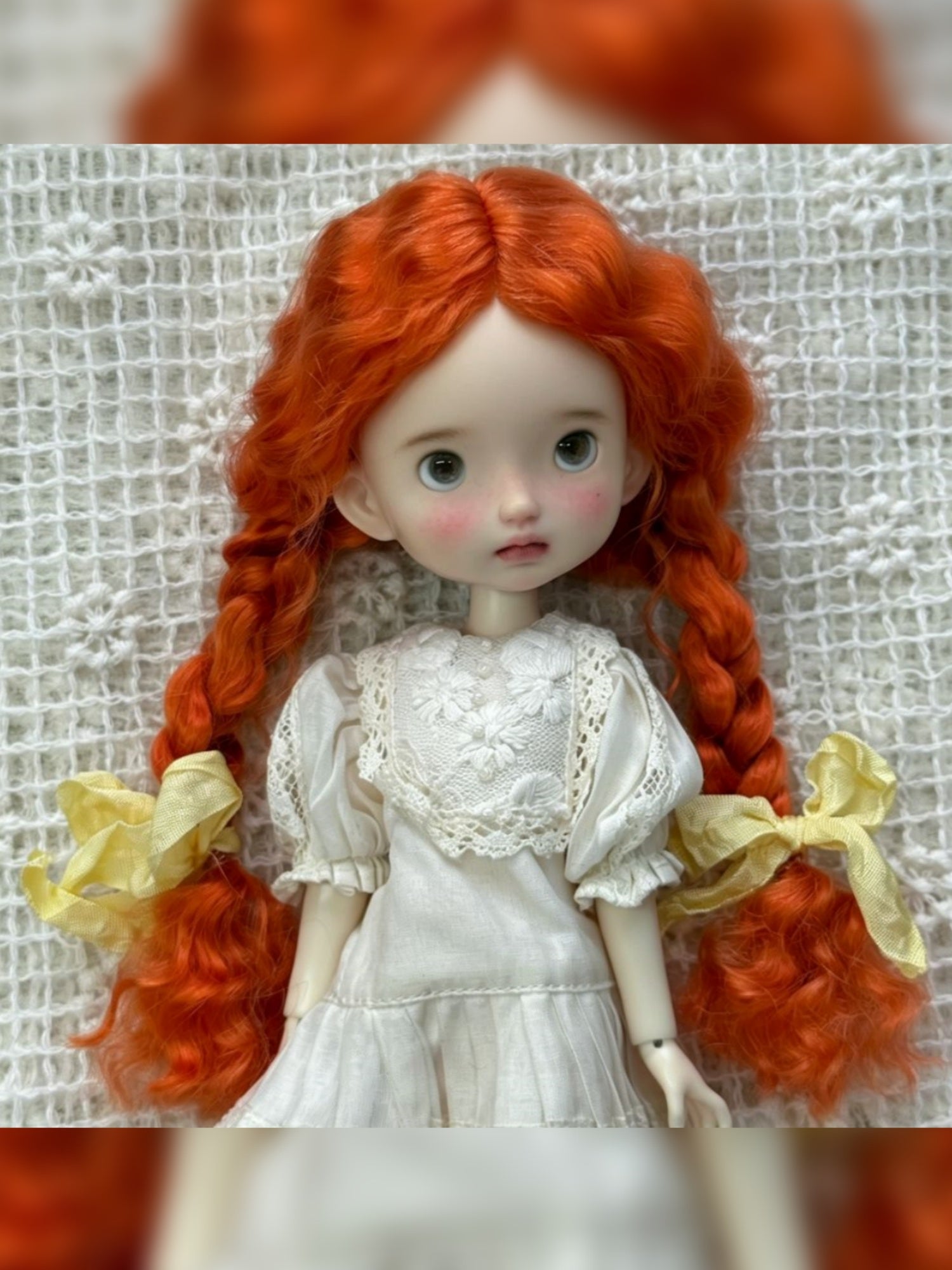 Low Twin Braids Handmade 1/6 BJD Wig - ToastDoll