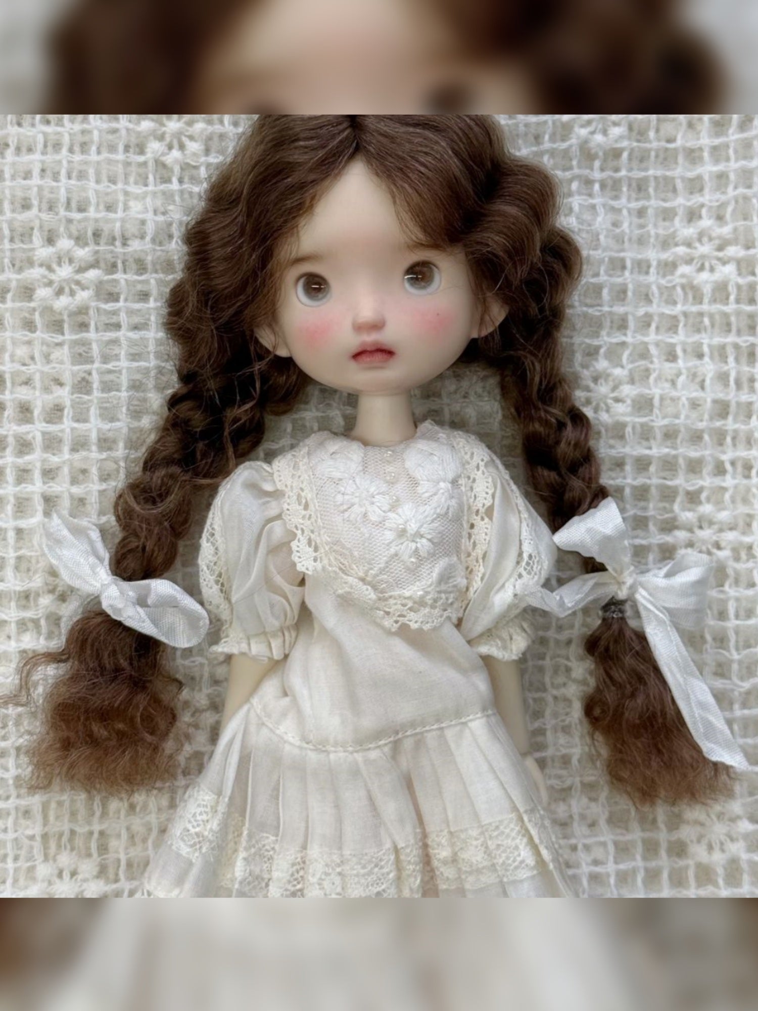 Low Twin Braids Handmade 1/6 BJD Wig - ToastDoll