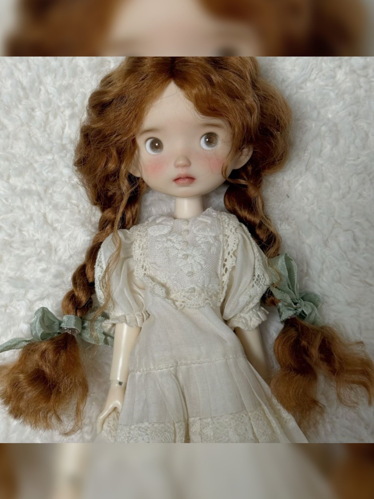 Low Twin Braids Handmade 1/6 BJD Wig - ToastDoll