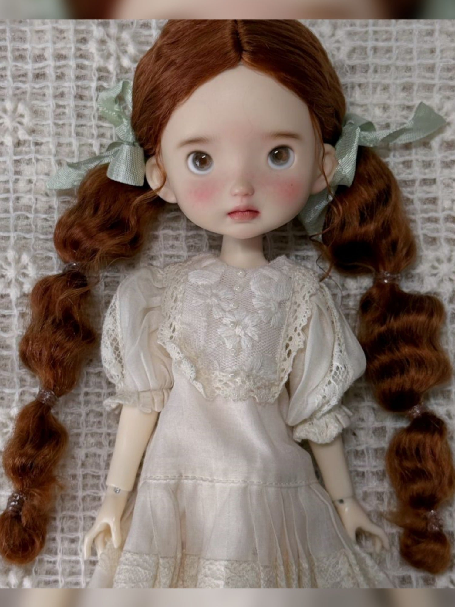 Low Bubble Braids Handmade 1/6 BJD Wig - ToastDoll