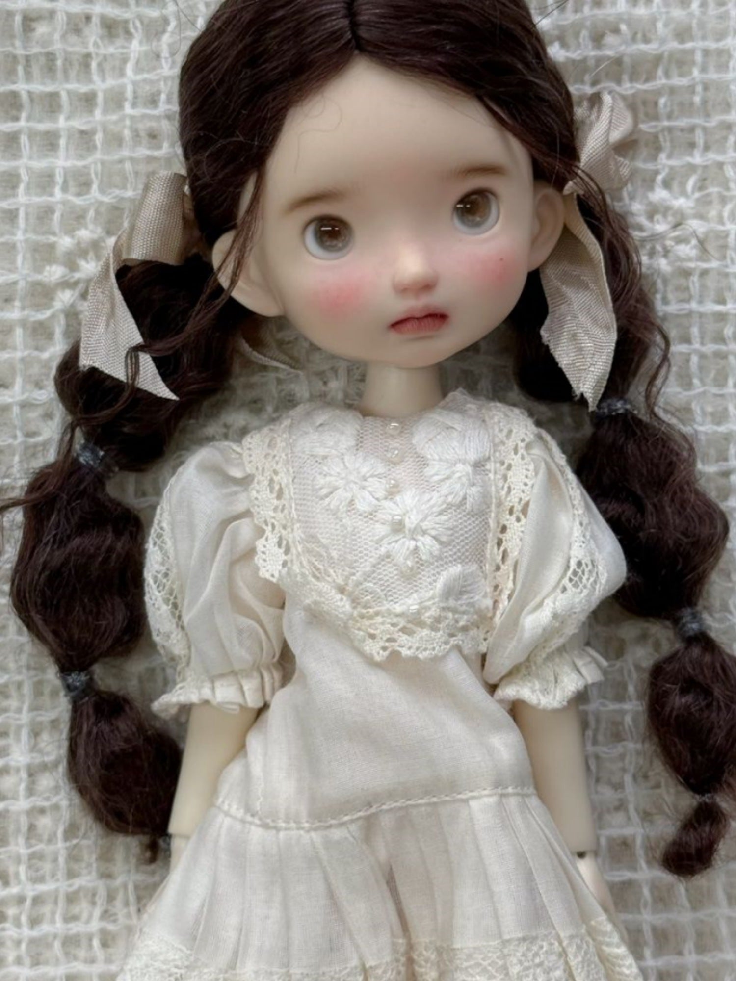 Low Bubble Braids Handmade 1/6 BJD Wig - ToastDoll