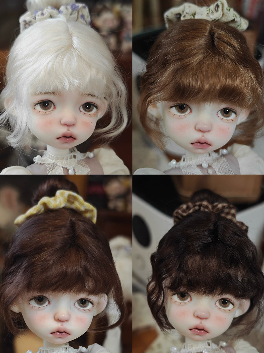 High Bun Handmade 1/6 BJD Wig | ToastDoll