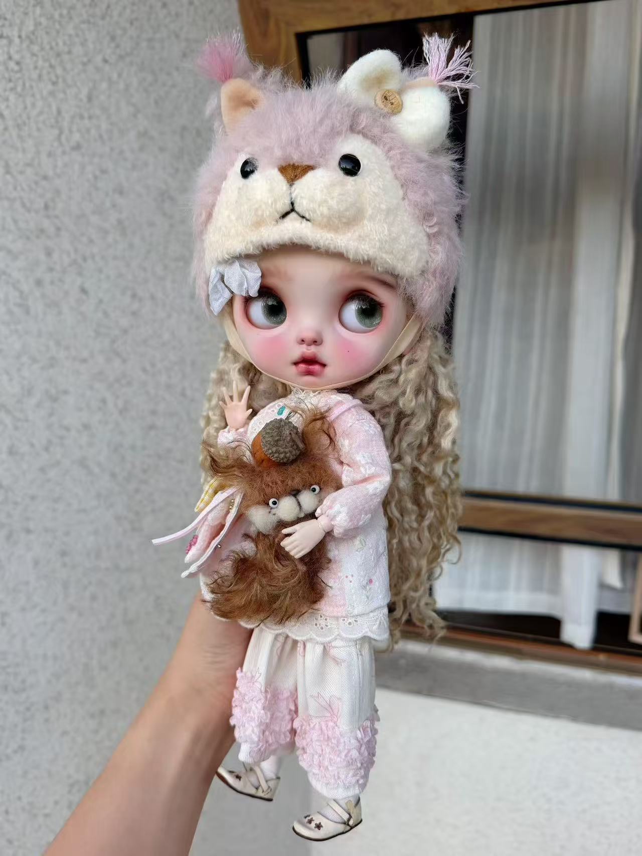 Cute Squirrel Blythe BJD Outfit - Handmade Doll Clothes - ToastDoll
