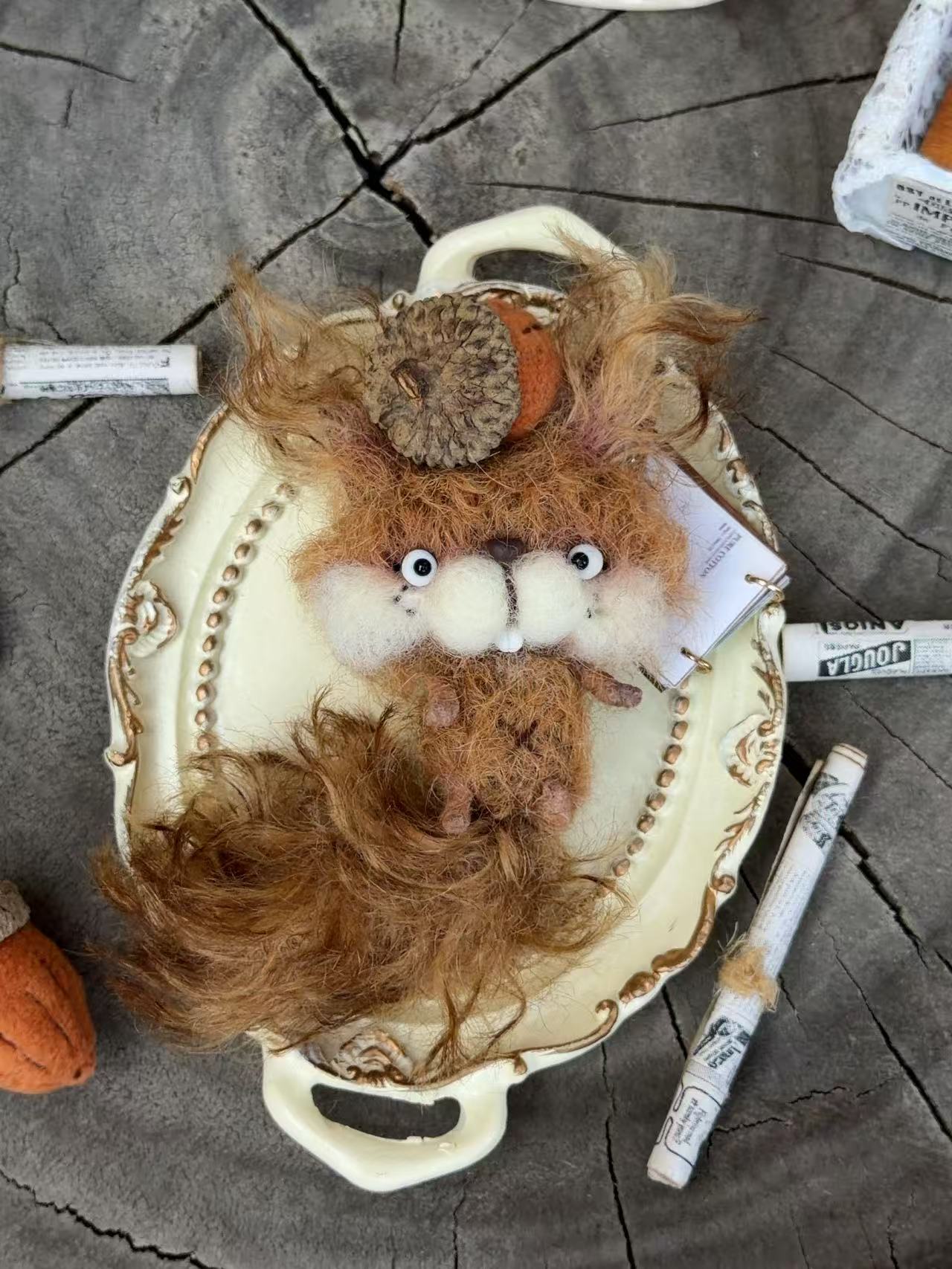 Cute Squirrel Blythe BJD Outfit - Handmade Doll Clothes - ToastDoll