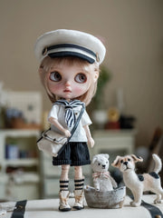 Navy Sailor Blythe White Outfit | ToastDoll