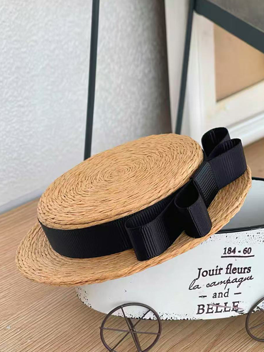 Handmade Blythe/BJD  Hat, Bow Flat Hat