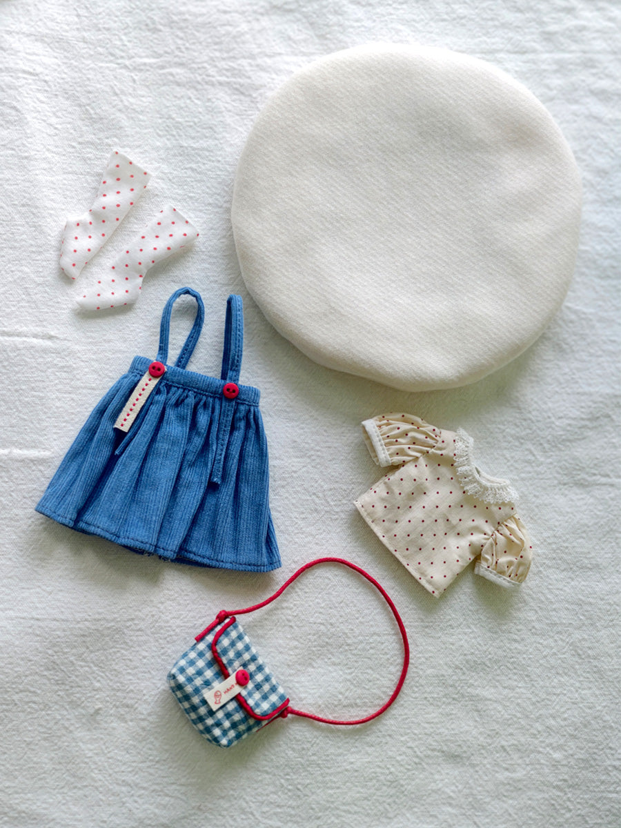 Handmade Outfit for Blythe/Obitsu/Pullip, Blue Dress Set