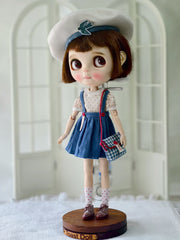 Handmade Outfit for Blythe/Obitsu/Pullip, Blue Dress Set