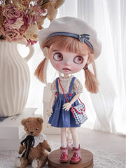 Handmade Outfit for Blythe/Obitsu/Pullip, Blue Dress Set