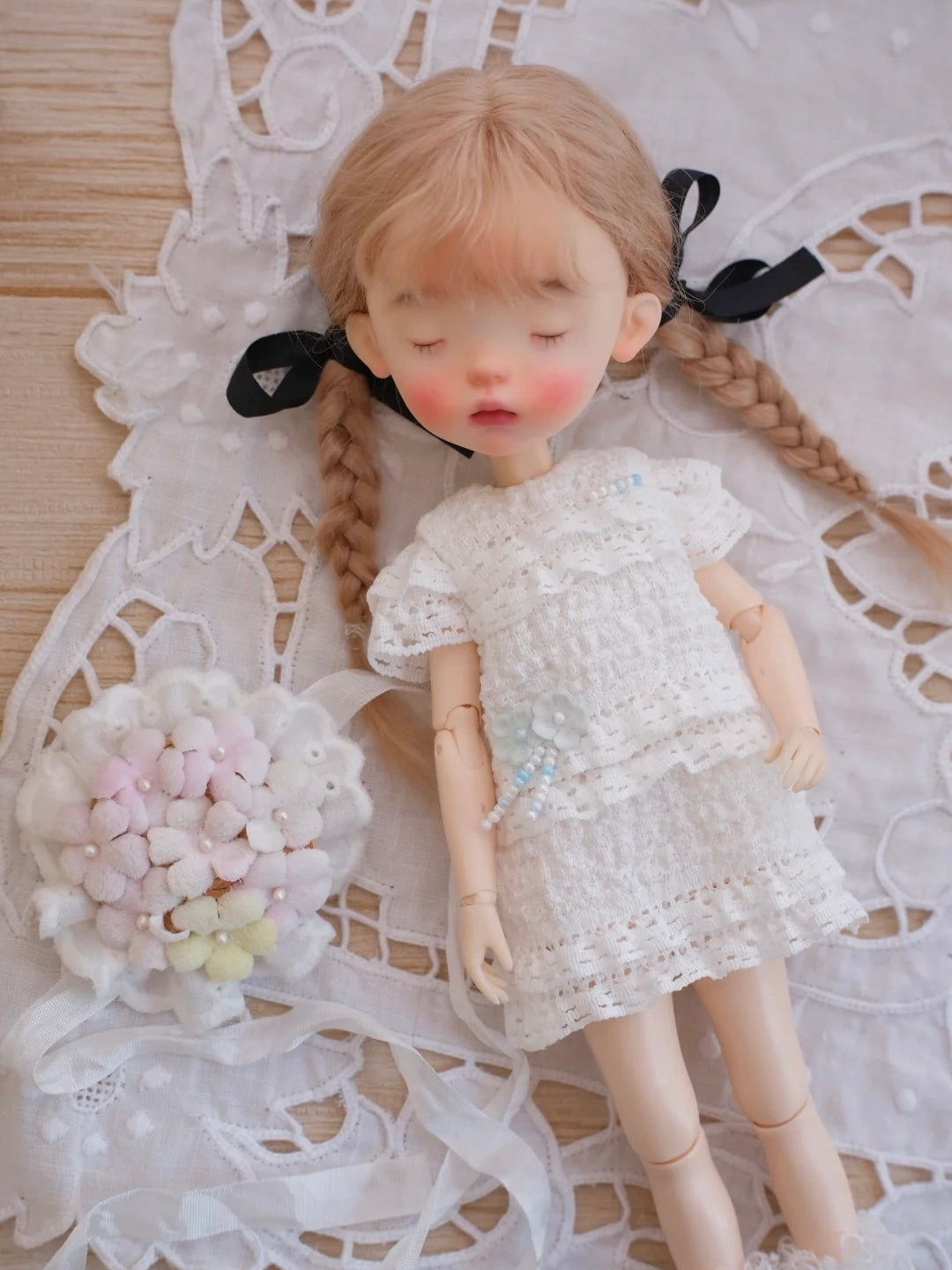Sweet Dress Blythe BJD Outfit - Handmade Doll Clothes - ToastDoll