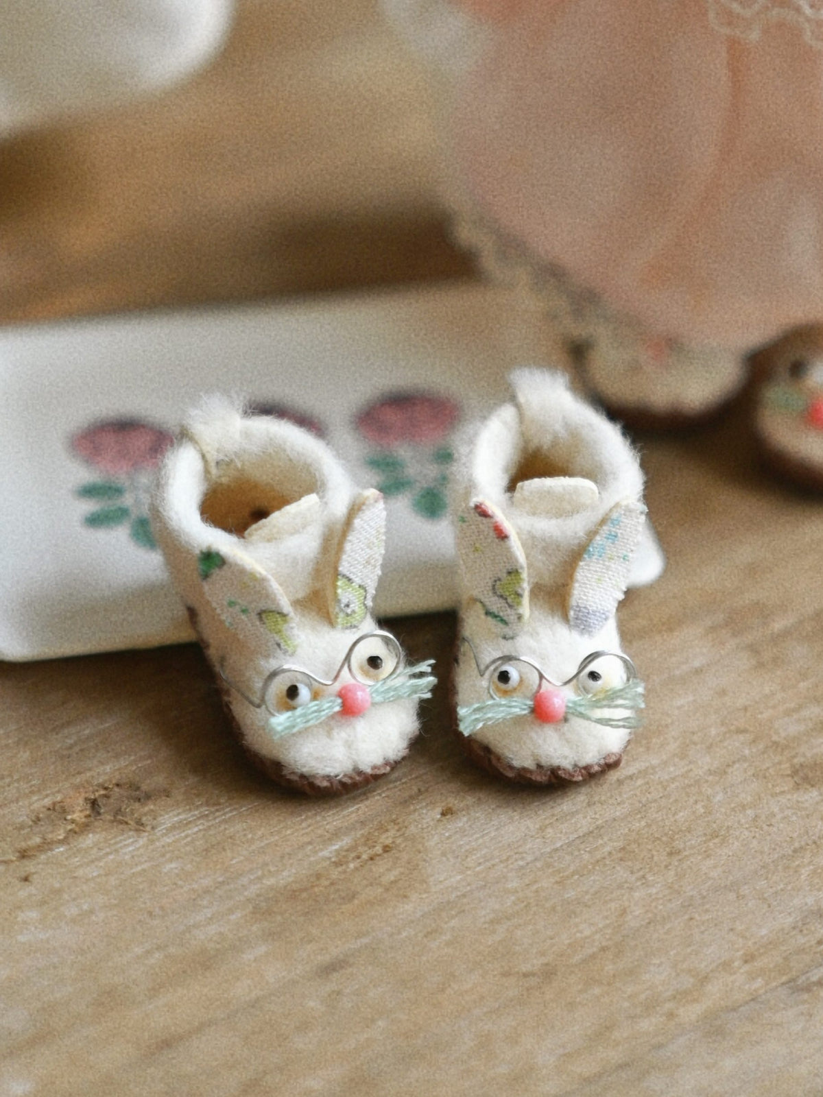 Handmade Shoes for Blythe/ Ob24/ Ob22, Fluffy Animal Shoes