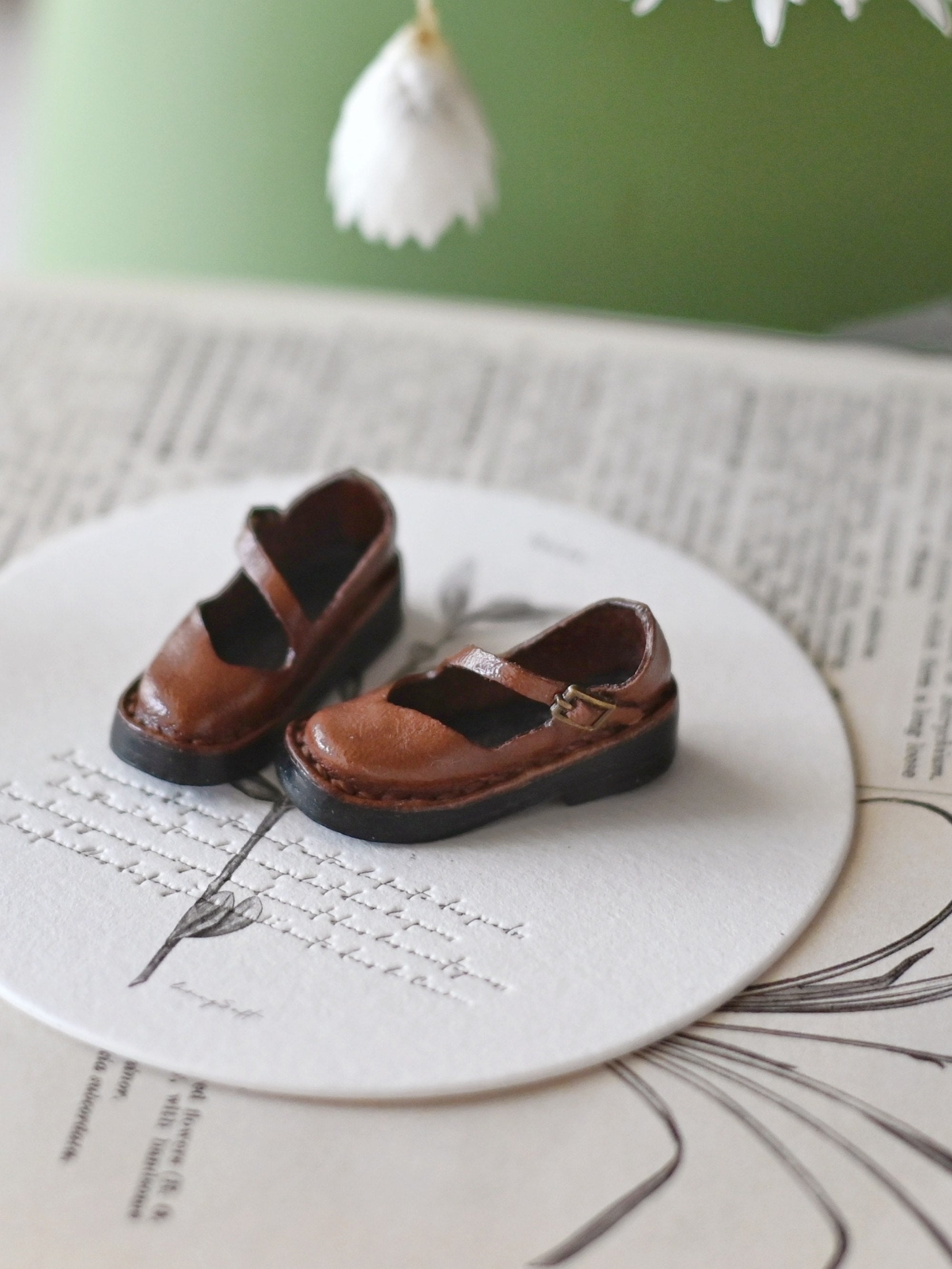 Handmade Shoes for Blythe/ Ob24/ Ob22, Leather Flats