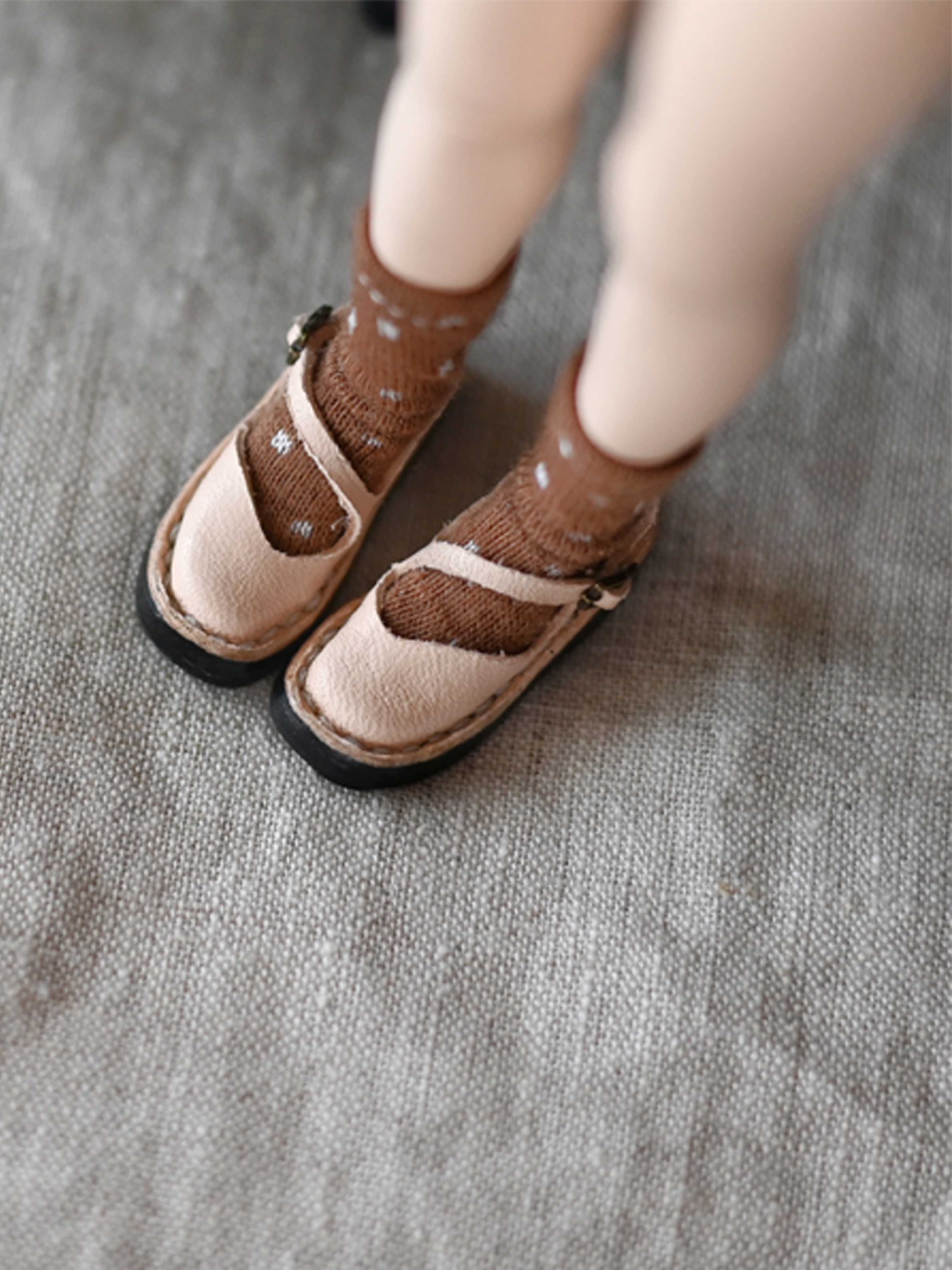 Handmade Shoes for Blythe/ Ob24/ Ob22, Leather Flats