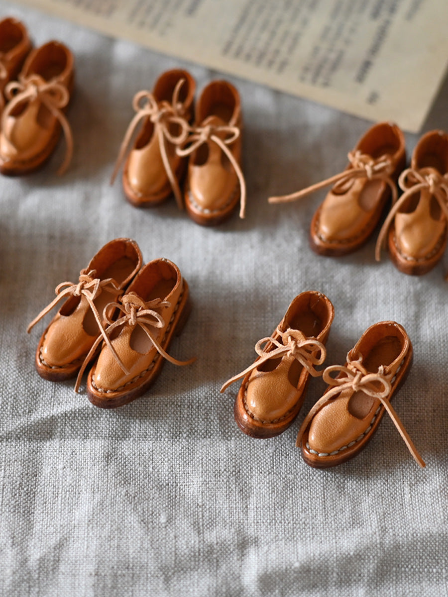 Handmade Shoes for Blythe/Obitsu,  Pointed Toe Leather Shoes
