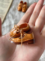 Handmade Shoes for Blythe/Obitsu,  Pointed Toe Leather Shoes