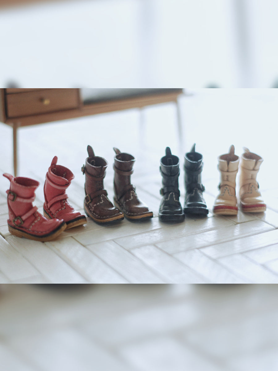 Handmade Shoes for Blythe/ Ob24/ Ob22, Upturned-Toe Boots