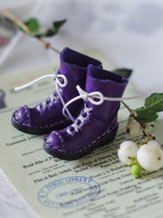 Handmade Shoes for Blythe/ Ob24/ Ob22, Lace-Up Shoes