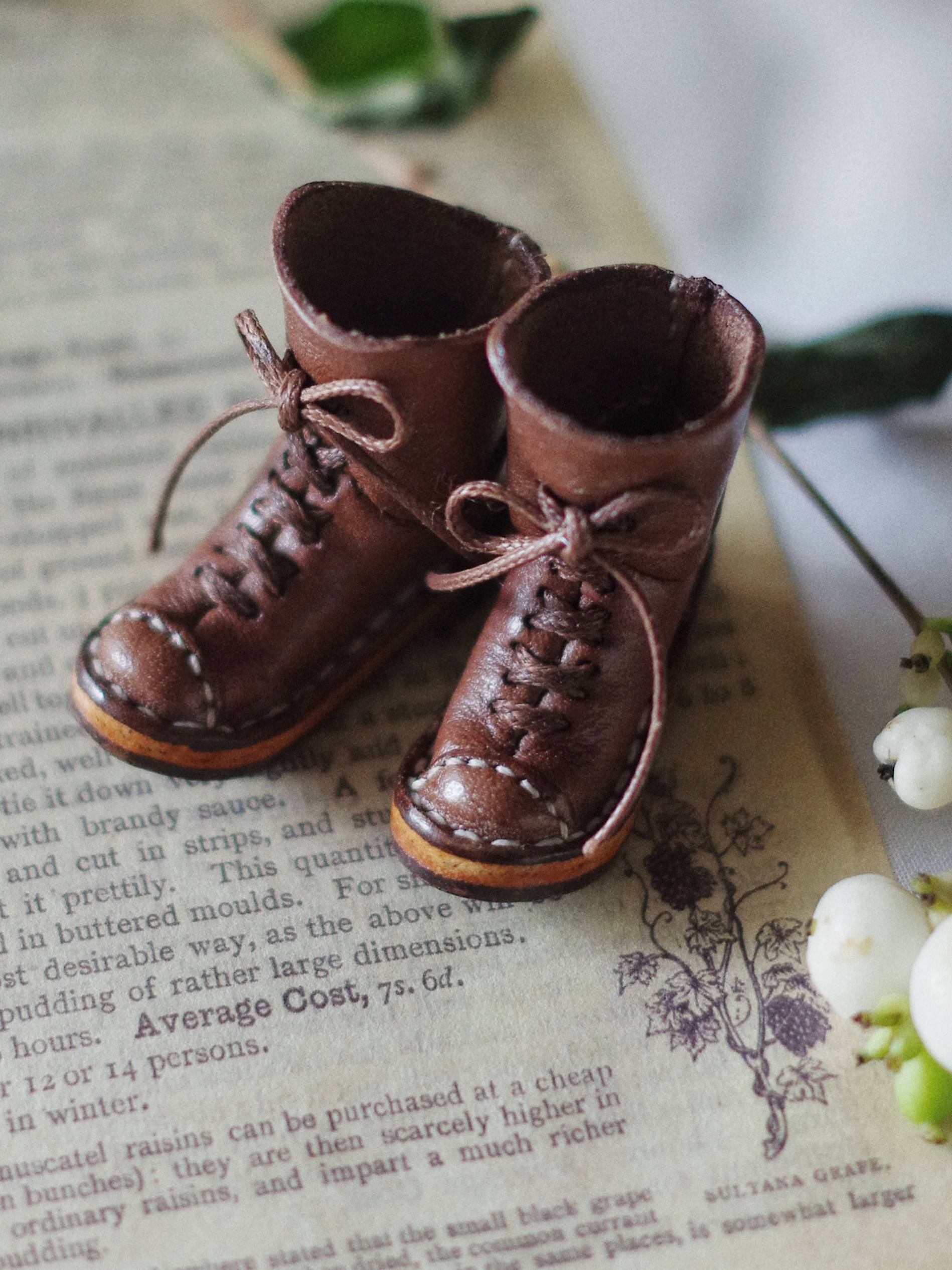 Handmade Shoes for Blythe/ Ob24/ Ob22, Lace-Up Shoes