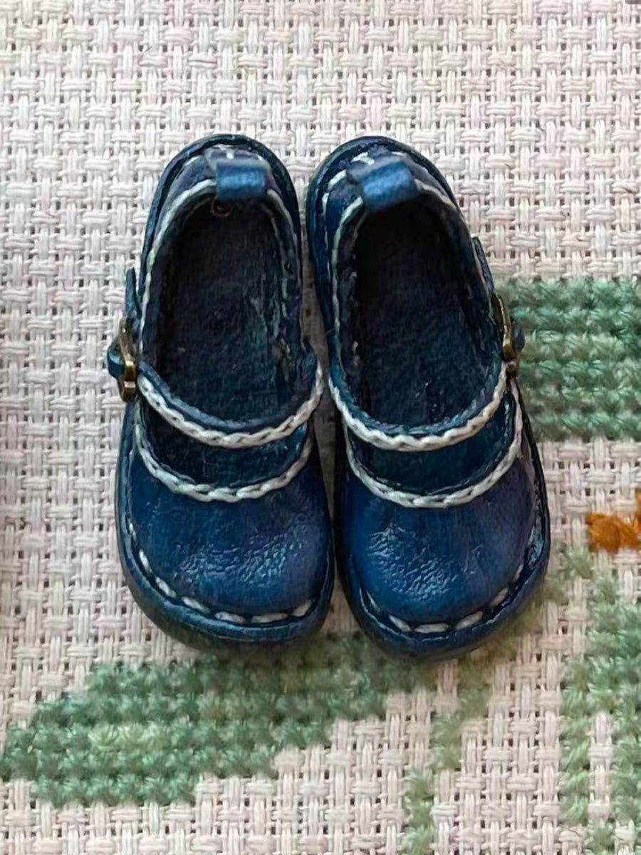 Handmade Shoes for Blythe/ Ob24/ Ob22, Ruched Mary Jane Shoes