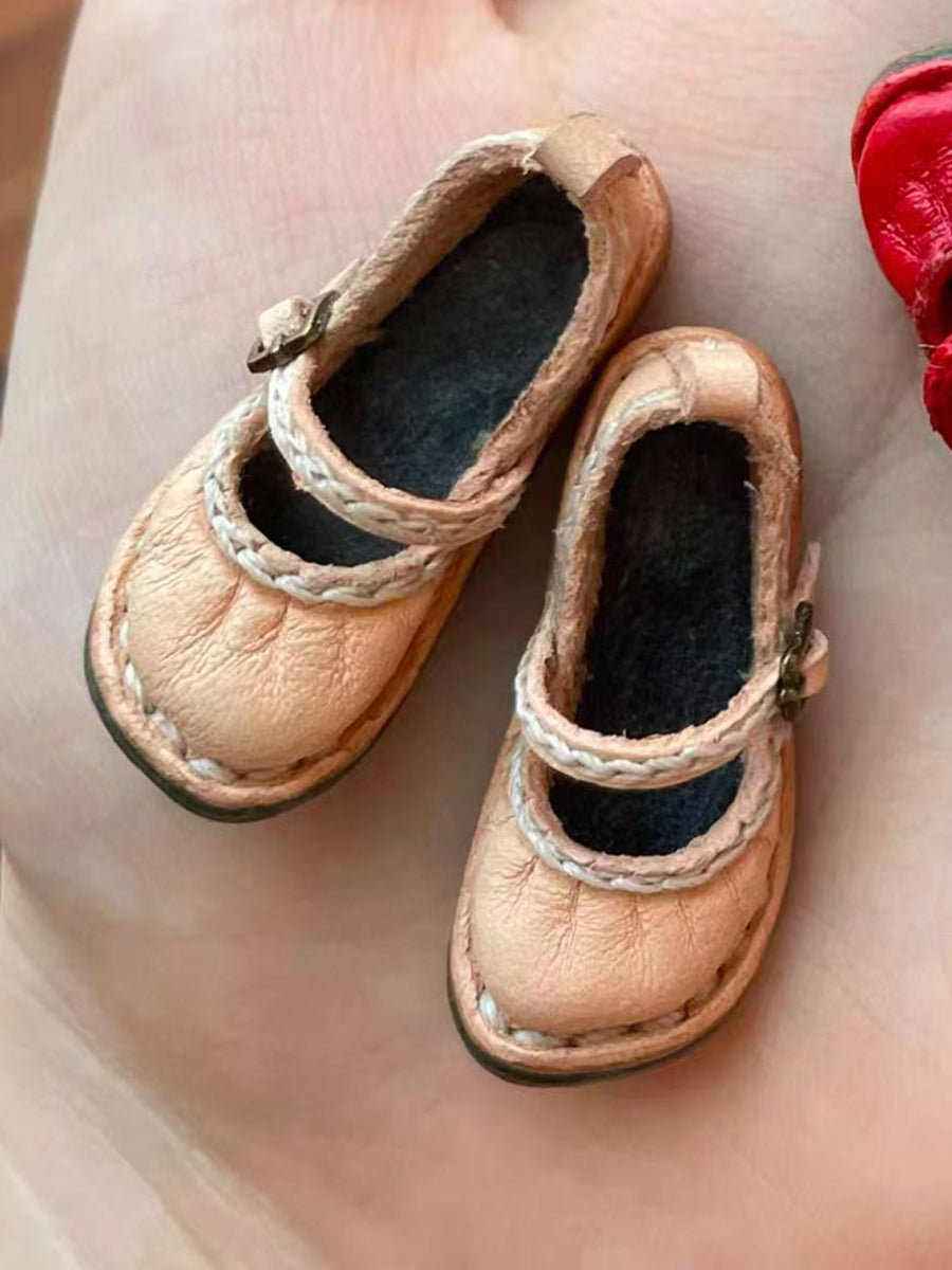 Handmade Shoes for Blythe/ Ob24/ Ob22, Ruched Mary Jane Shoes