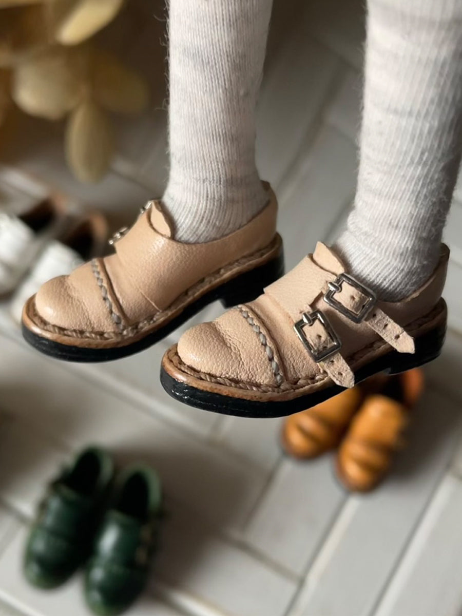 Handmade Shoes for Blythe/ Ob24/ Ob22, Buckle Monk Shoes