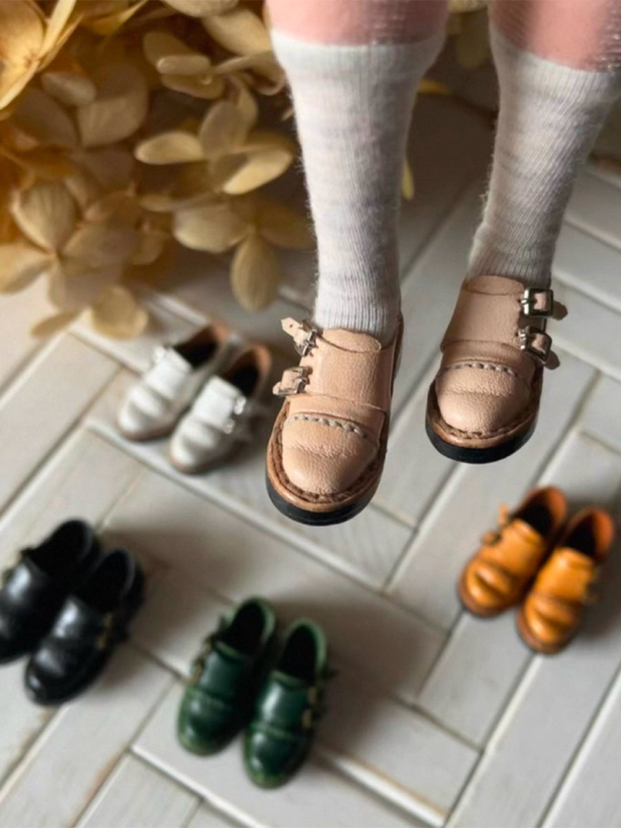 Handmade Shoes for Blythe/ Ob24/ Ob22, Buckle Monk Shoes