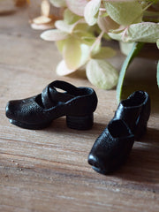 Handmade Shoes for Blythe/Obitsu, Leather Ballet Flats