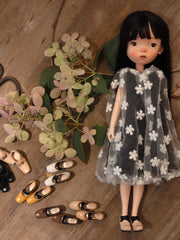 Handmade Shoes for Blythe/Obitsu, Leather Ballet Flats
