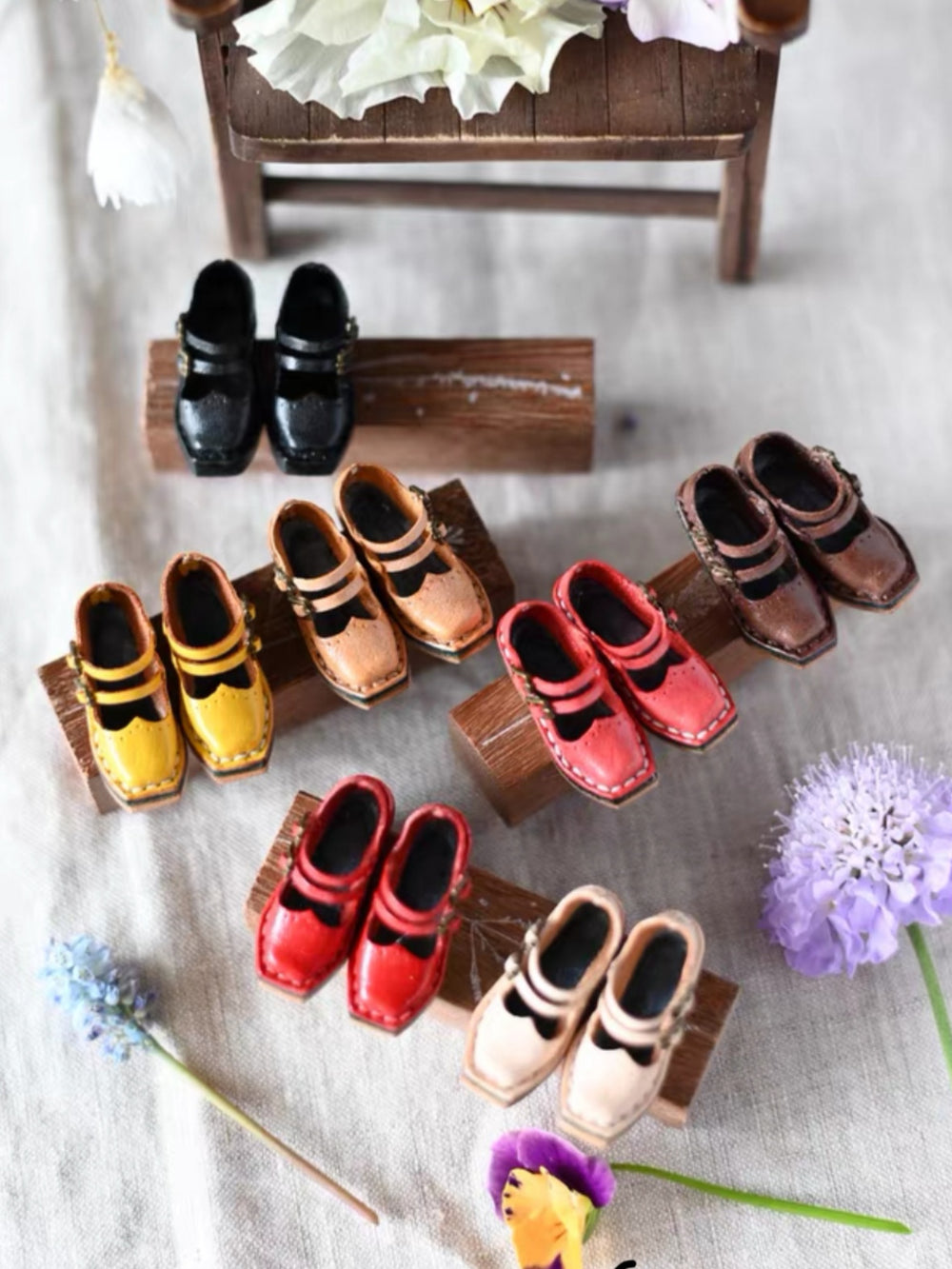 Leather Mary Jane Blythe Flats | ToastDoll