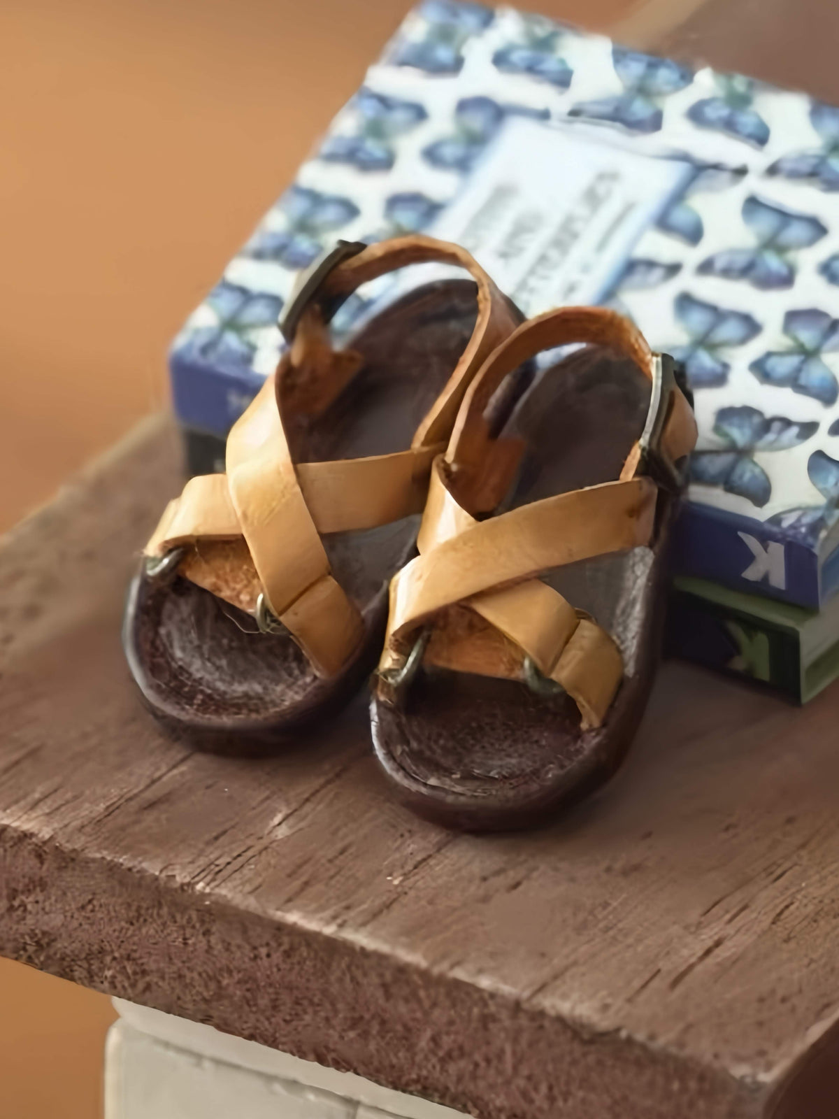 Cross Strap Blythe OB11 Sandals - Handmade Doll Shoes - ToastDoll