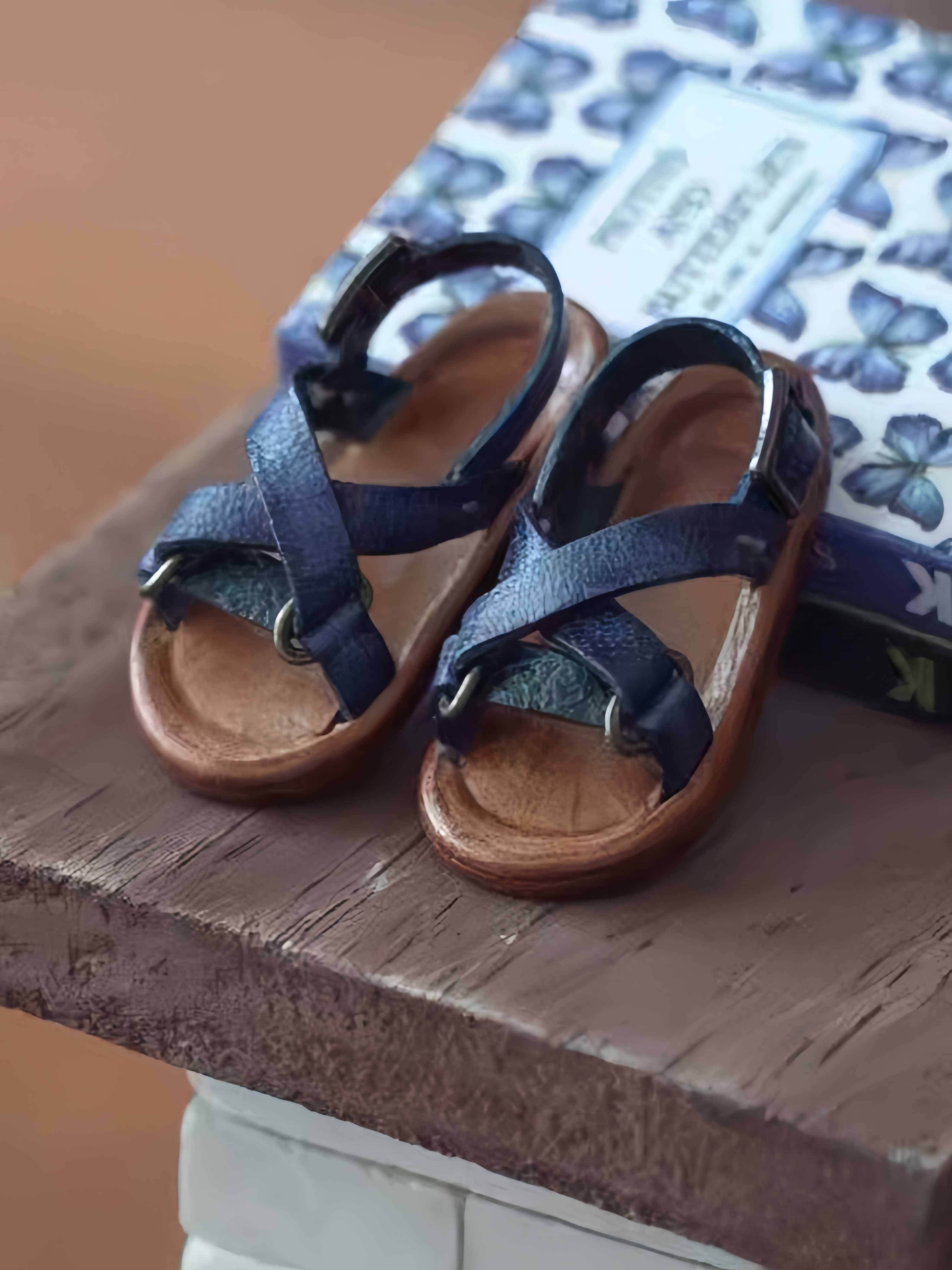Cross Strap Blythe OB11 Sandals - Handmade Doll Shoes - ToastDoll