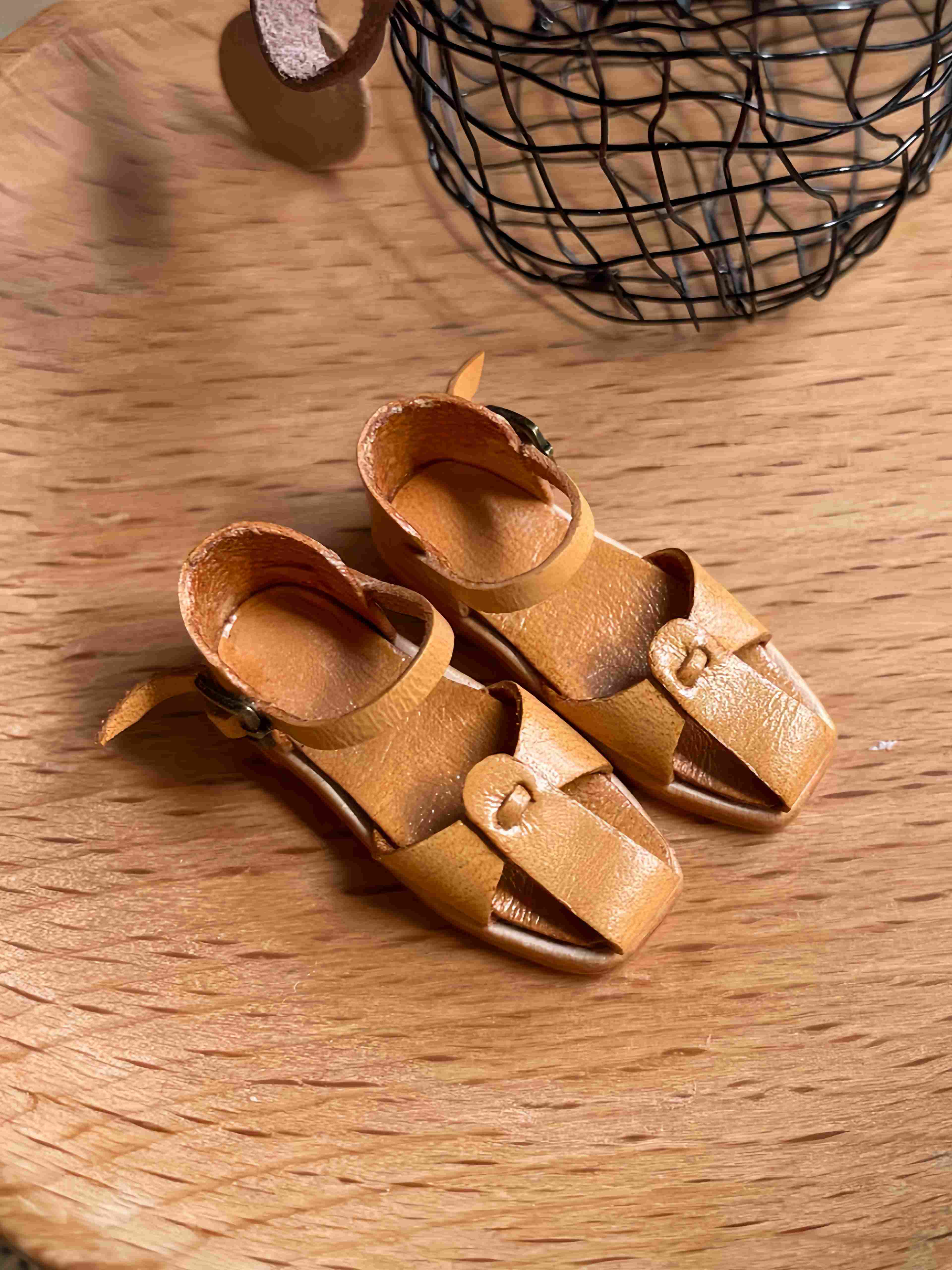 Soft Cozy Blythe Sandals - Handmade Doll Shoes - ToastDoll