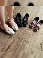 Soft Cozy Blythe Sandals - Handmade Doll Shoes - ToastDoll