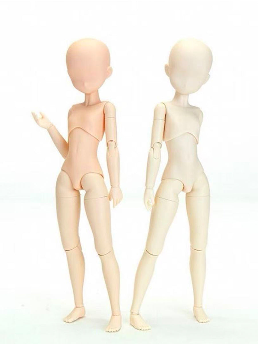 Obitsu Femal Doll Body, Ob22/ Ob24, 22cm/ 24 cm,Bust S, White/Natural Color