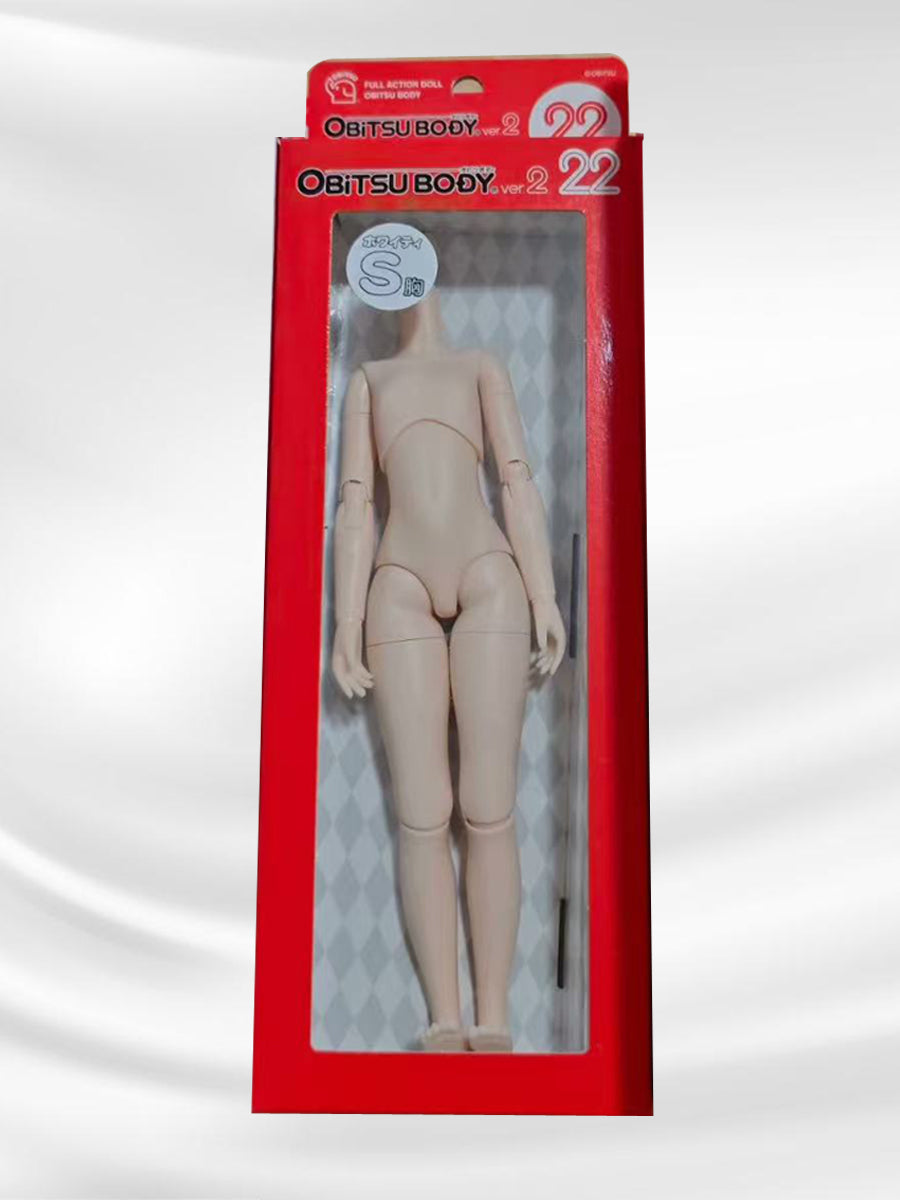 Obitsu Femal Doll Body, Ob22/ Ob24, 22cm/ 24 cm,Bust S, White/Natural Color
