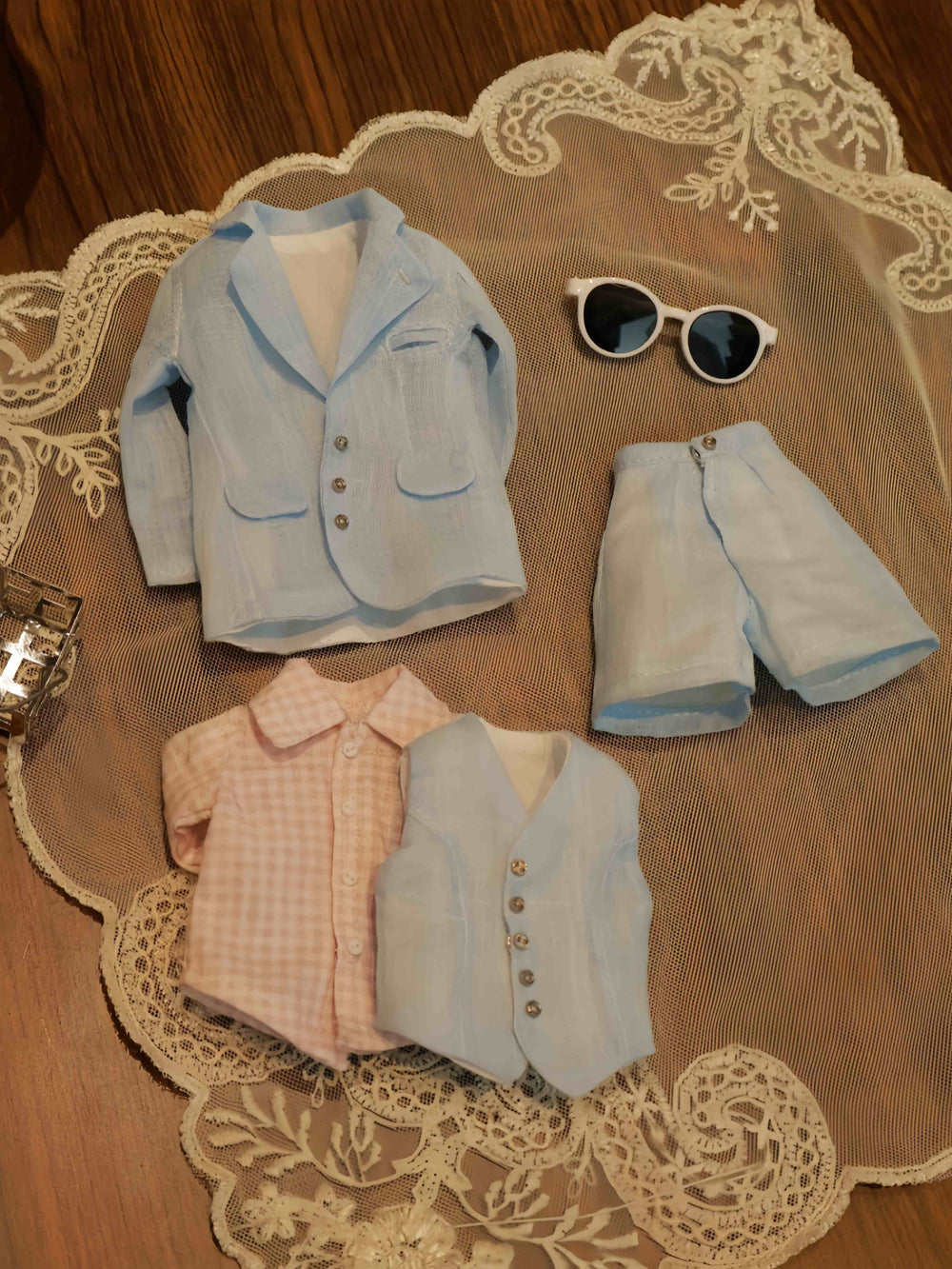 Blue Pastel Suit Blythe 1/6 BJD Outfit | ToastDoll