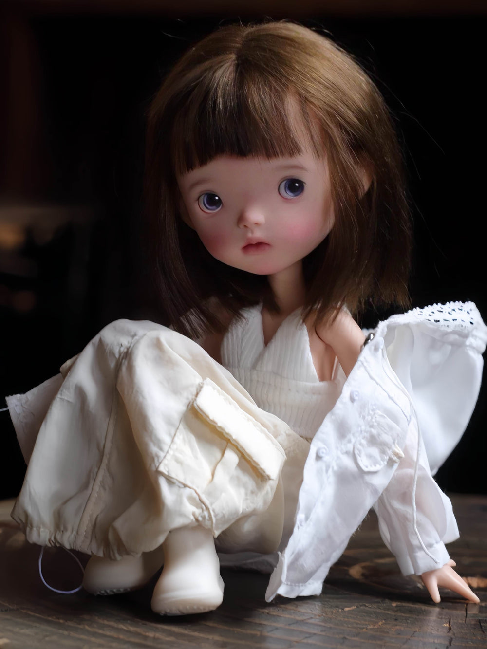 Fresh Minimalist Blythe 1/6 BJD Outfit Sitting Pose | ToastDoll
