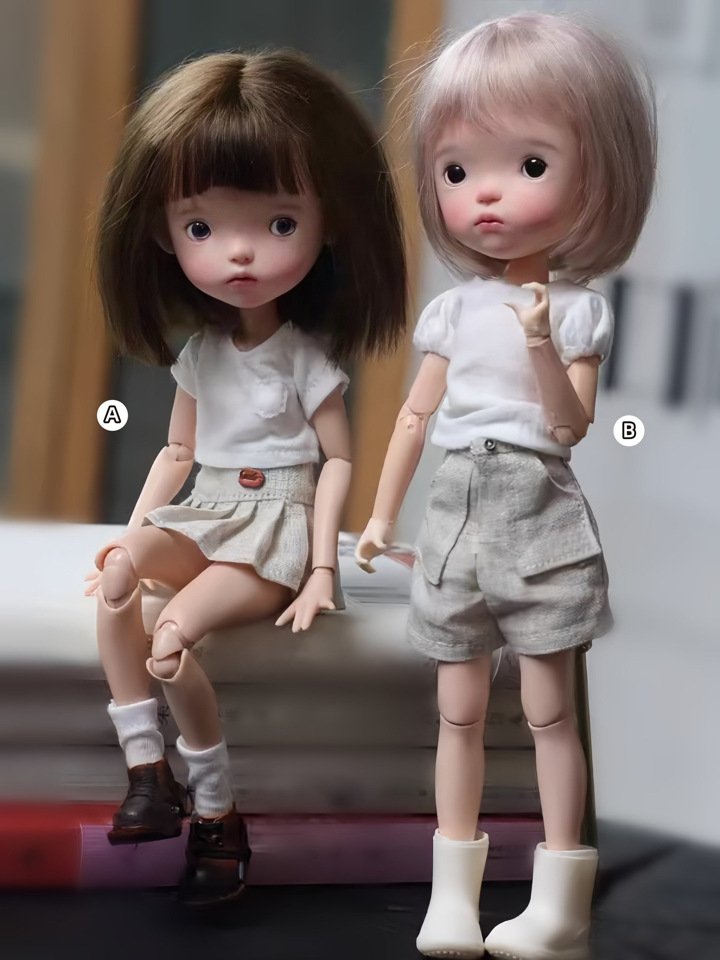 Cozy Earth Tone Blythe 1/6 BJD Outfit  Front View | ToastDoll