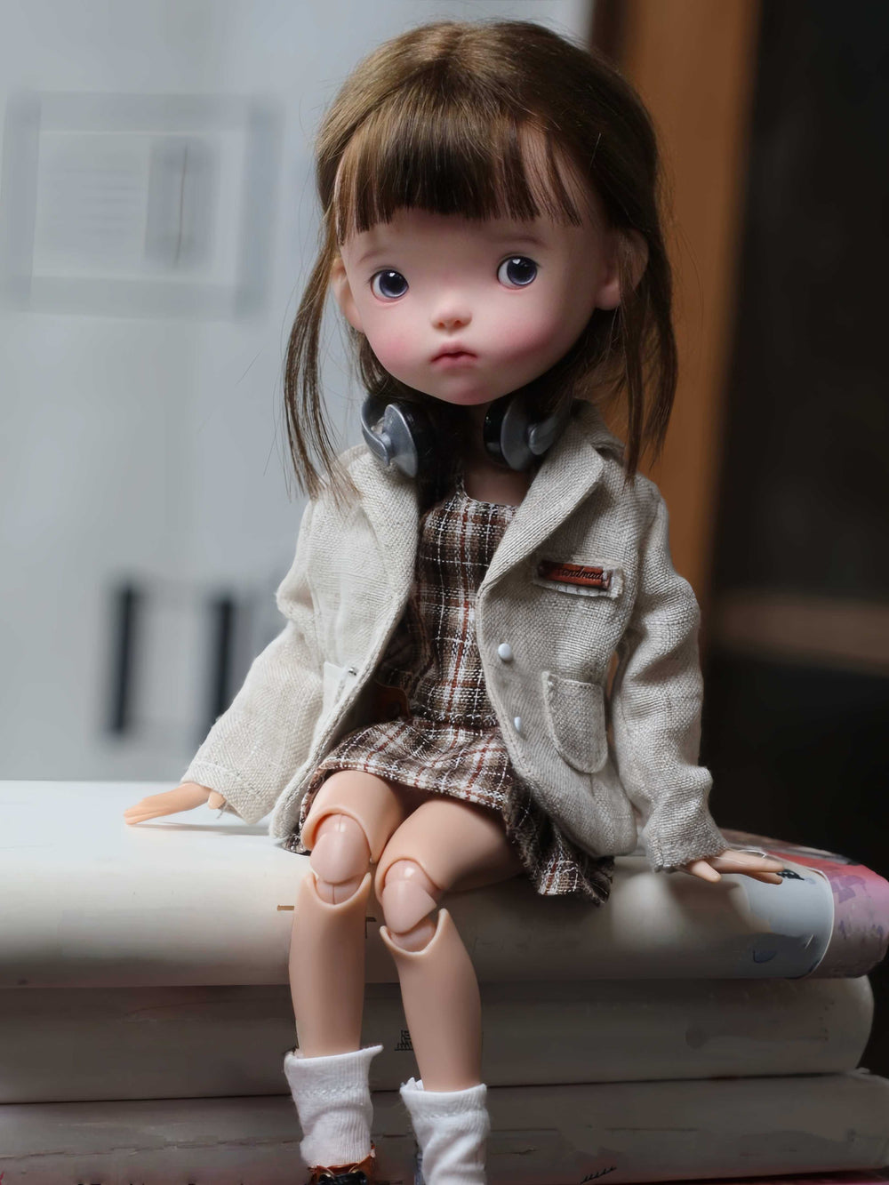 Cozy Earth Tone Blythe 1/6 BJD Outfit  Sitting Pose | ToastDoll
