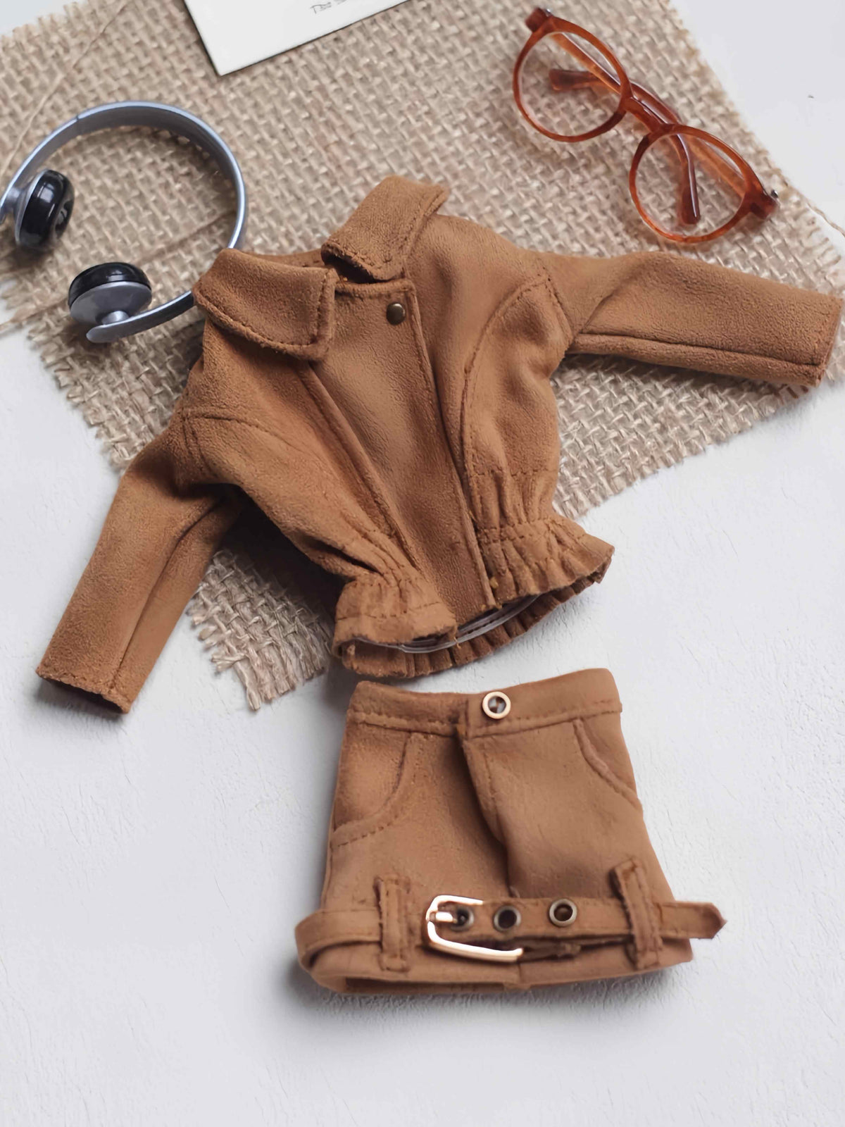 Vintage Boho Blythe 1/6 BJD Outfit Flat Lay | ToastDoll